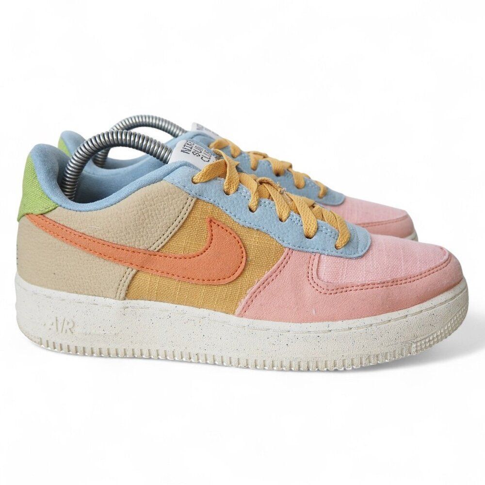 Nike Air Force 1 Low '07 LV8 Next Nature Sun Club Youth 7 Women's 8.5 DM0984-700 - Picture 4 of 11